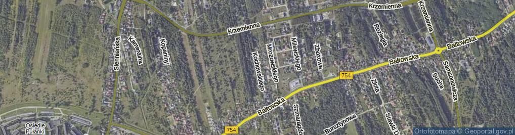 Zdjęcie satelitarne Kochowskiego Wespazjana ul.